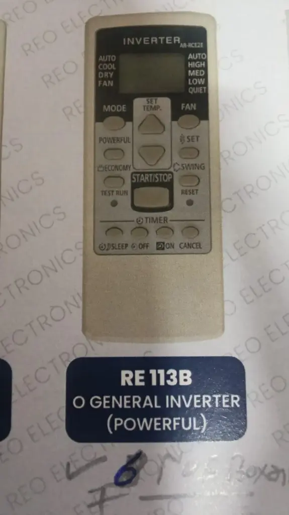 113B Number Remote