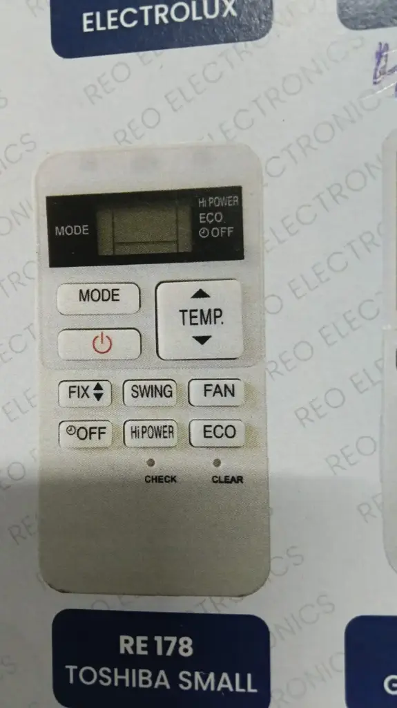 178 Number Remote