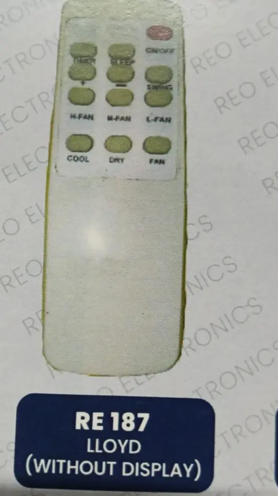 187 Number Remote