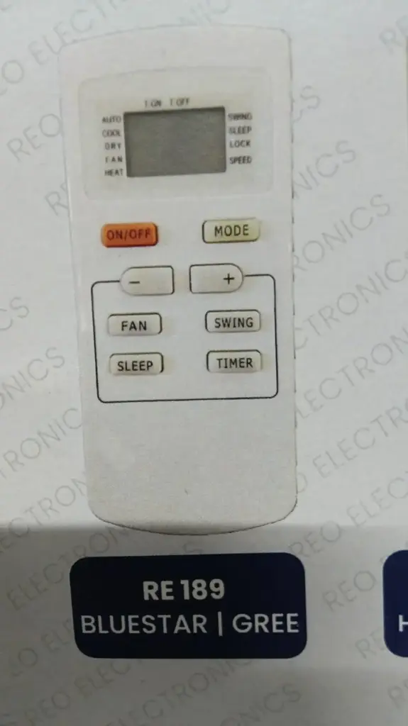 189 Number Remote