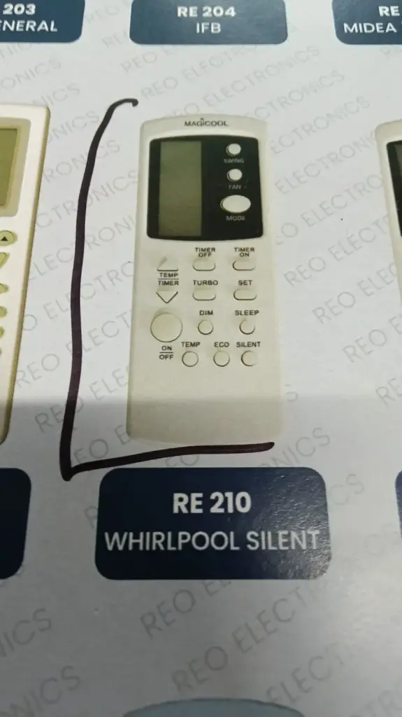 210 Number Remote