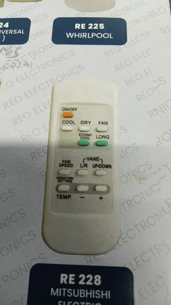 228 Number Remote