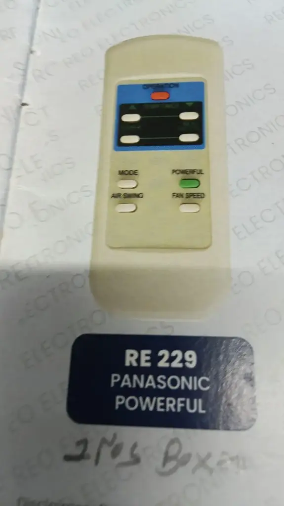 229 Number Remote